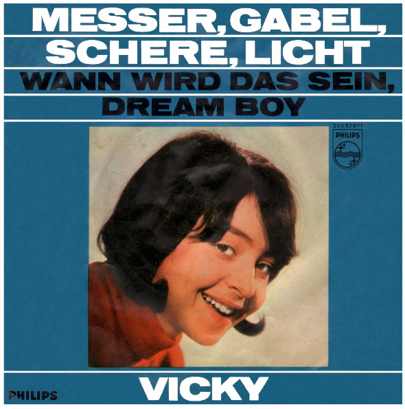 Cover zu Vicky Leandros - Messer, Gabel, Schere, Licht | 1965 | Vinyl | Pop | Germany Schallplatten Ankauf