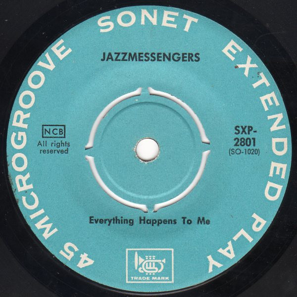 Cover zu Art Blakey & The Jazz Messengers - Everything Happens To Me / Hank's Other Tune | Vinyl | Jazz | Scandinavia