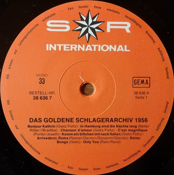 Cover zu Various - Das Goldene Schlager-Archiv - Die Hits Des Jahres 1956 | 1983 | Vinyl | Pop | Germany Schallplatten Ankauf