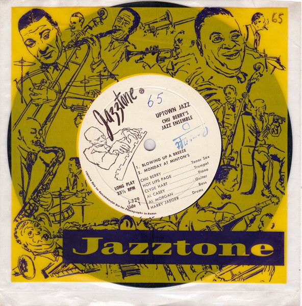Cover zu Chu Berry & His Little Jazz Ensemble / Hawkins - Tatum All Stars - Uptown Jazz | 1956 | Vinyl | Jazz | US Schallplatten Ankauf