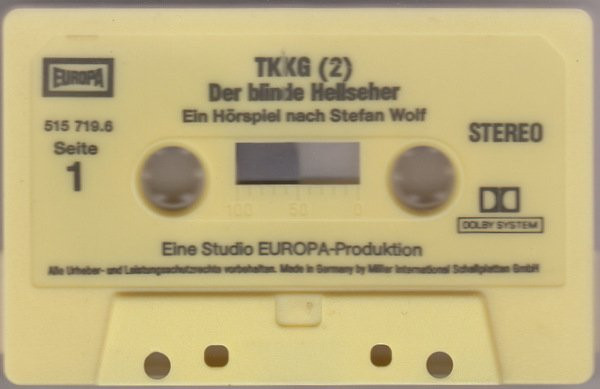 Cover zu Stefan Wolf - TKKG 2 - Der Blinde Hellseher | Vinyl | Non-Music | Germany