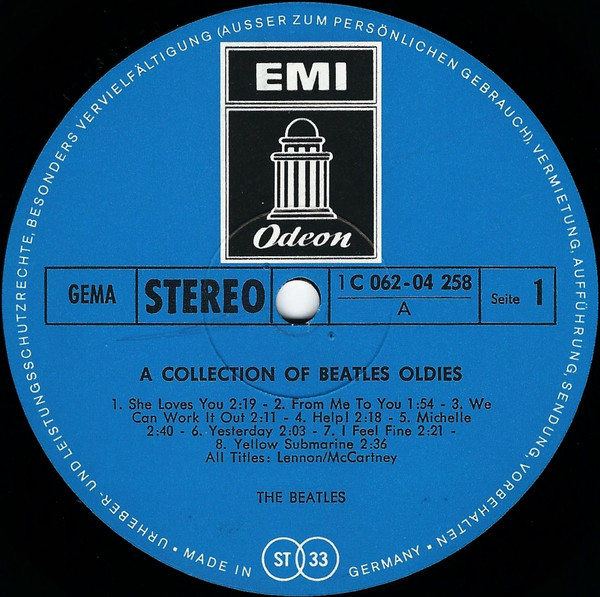 Cover zu The Beatles - A Collection Of Beatles Oldies | 1971 | Vinyl | Rock | Germany