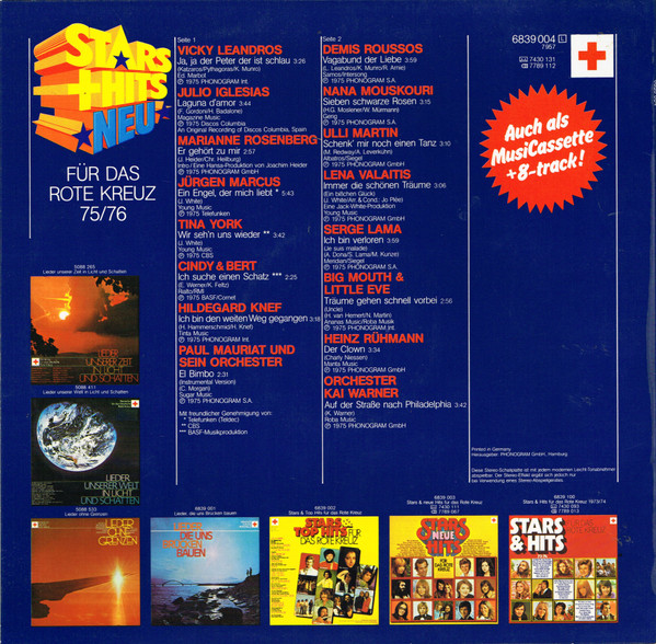 Cover zu Various - Stars + Hits - Neu | 1975 | Vinyl | Pop, Folk, World, & Country | Germany
