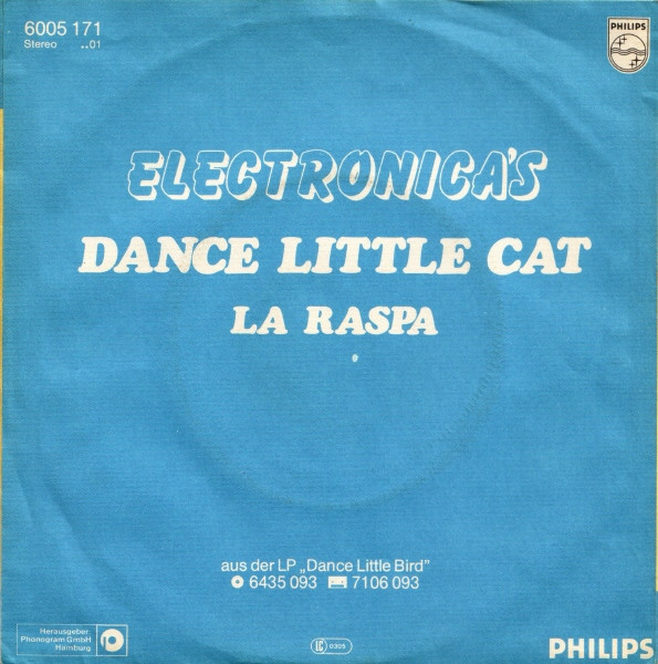 Cover zu De Electronica's - Dance Little Cat | 1981 | Vinyl | Pop | Germany Schallplatten Ankauf