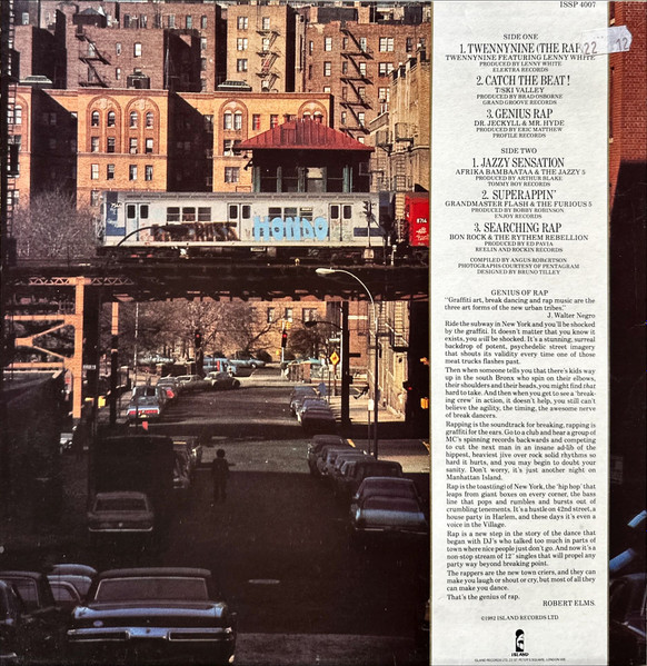 Cover zu Various - Genius Of Rap | 1982 | Vinyl | Hip Hop, Funk / Soul | UK
