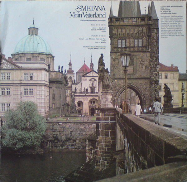 Cover zu Bedřich Smetana - The Czech Philharmonic Orchestra - Karel Ančerl - Mein Vaterland (Ein Zyklus Sinfonischer Dichtungen) | Vinyl | Classical | Germany