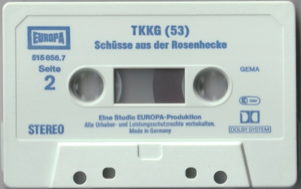 Cover zu Stefan Wolf - TKKG 53 - Schüsse Aus Der Rosenhecke | Vinyl | Non-Music, Children's | Germany Schallplatten Ankauf