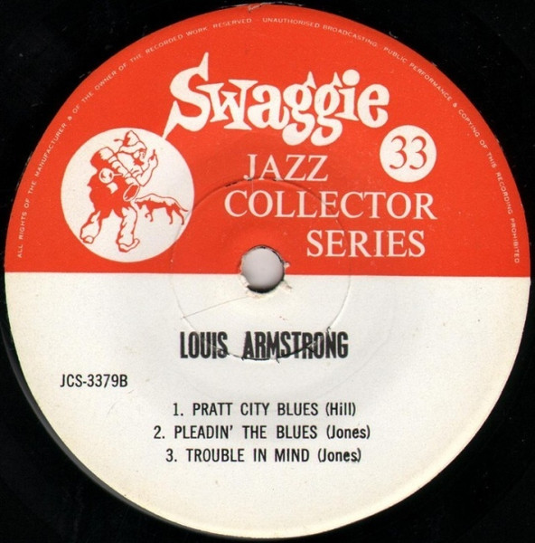 Cover zu Various - Louis Armstrong Accompanies The Blues Singers Volume One | 1961 | Vinyl | Jazz, Blues | Australia Schallplatten Ankauf