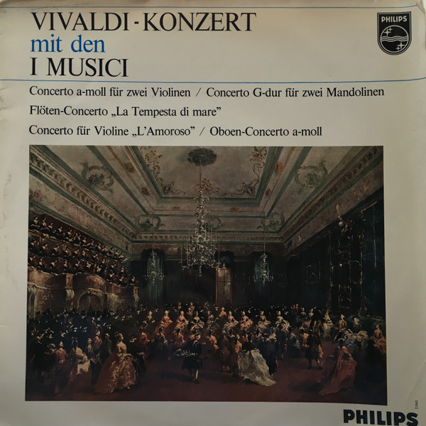 Cover zu Antonio Vivaldi - I Musici - Vivaldi-Konzert Mit Den I Musici | Vinyl | Classical | Netherlands Schallplatten Ankauf