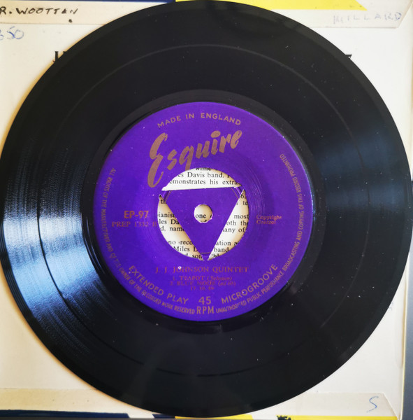 Cover zu The J.J. Johnson Quintet - Jay Jay Johnson Quintet | 1956 | Vinyl | Jazz | UK