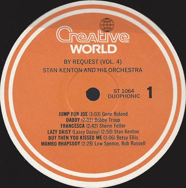 Cover zu Stan Kenton And His Orchestra - By Request Volume IV | Vinyl | Jazz | US Schallplatten Ankauf