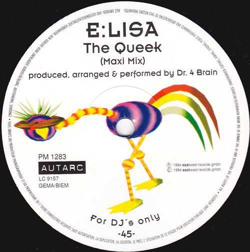 Cover zu E:Lisa - The Queek | 1994 | Vinyl | Electronic | Germany Schallplatten Ankauf