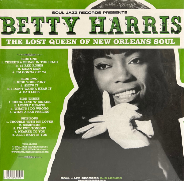 Cover zu Betty Harris - The Lost Queen Of New Orleans Soul | 2022 | Vinyl | Funk / Soul | Worldwide