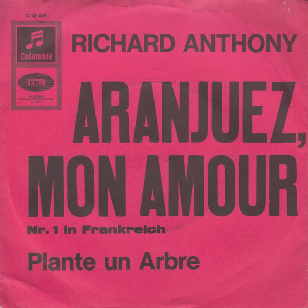 Cover zu Richard Anthony (2) - Aranjuez, Mon Amour | 1967 | Vinyl | Pop | Germany