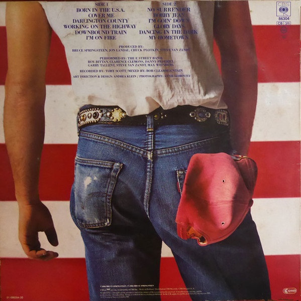 Cover zu Bruce Springsteen - Born In The U.S.A. | 1984 | Vinyl, LP, Album | Rock | Europe