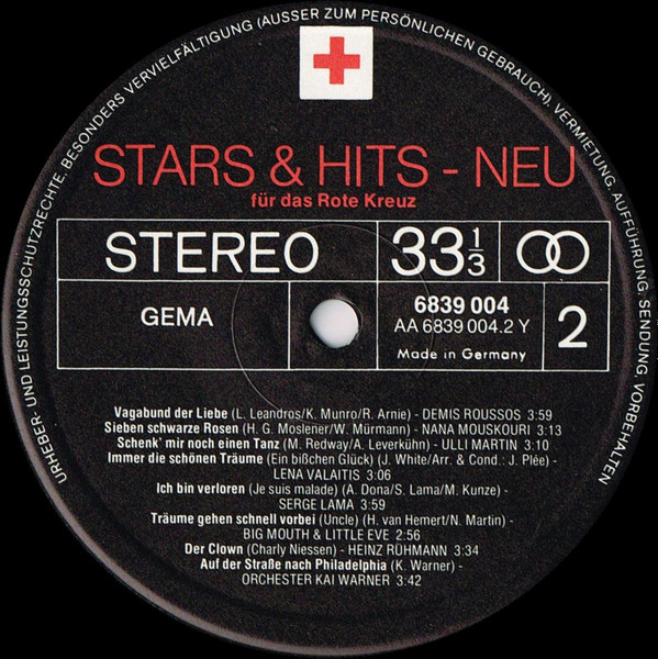 Cover zu Various - Stars + Hits - Neu | 1975 | Vinyl | Pop, Folk, World, & Country | Germany