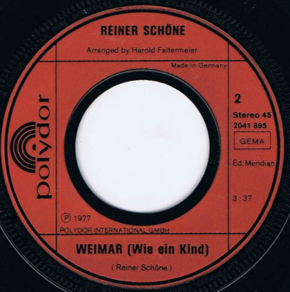 Cover zu Reiner Schöne - Werd Ich Noch Jung Sein, Wenn Ich Älter Bin | 1977 | Vinyl | Pop, Folk, World, & Country | Germany Schallplatten Ankauf