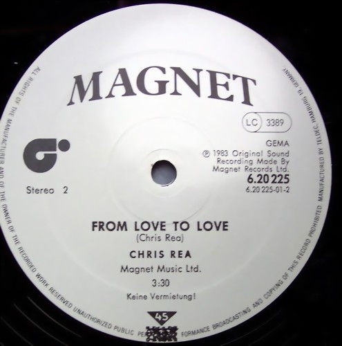 Cover zu Chris Rea - I Can Hear Your Heart Beat (Special Extended Remix) | 1983 | Vinyl | Rock, Pop | Germany Schallplatten Ankauf