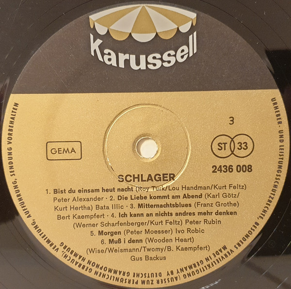 Cover zu Various - Das Goldene Album - Schlager | 1970 | Vinyl | Pop | Germany