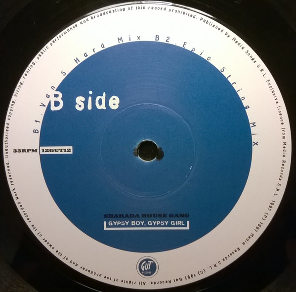 Cover zu Sharada House Gang - Gypsy Boy, Gypsy Girl | 1997 | Vinyl | Electronic | UK