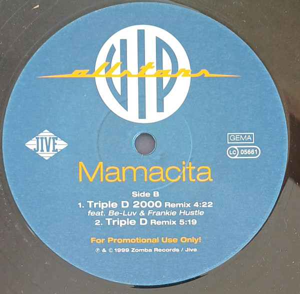 Cover zu VIP Allstars - Mamacita | 1999 | Vinyl | Electronic | Germany Schallplatten Ankauf