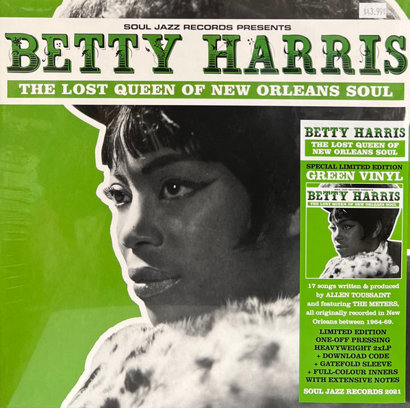 Cover zu Betty Harris - The Lost Queen Of New Orleans Soul | 2022 | Vinyl | Funk / Soul | Worldwide