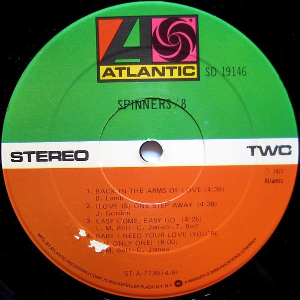 Cover zu Spinners - Spinners/8 | 1977 | Vinyl | Funk / Soul | US Schallplatten Ankauf