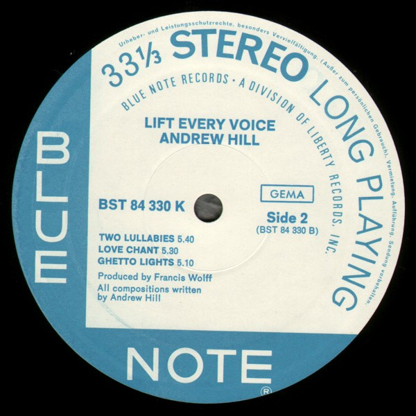 Cover zu Andrew Hill - Lift Every Voice | 1970 | Vinyl | Jazz | Germany