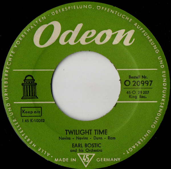 Cover zu Earl Bostic And His Orchestra - Over The Waves Rock / Twilight Time | Vinyl | Jazz | Germany Schallplatten Ankauf