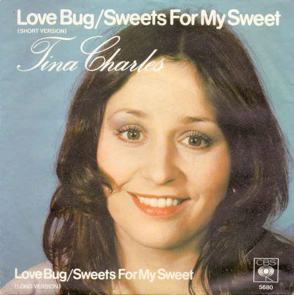 Cover zu Tina Charles - Love Bug / Sweets For My Sweet | 1977 | Vinyl | Funk / Soul, Pop | Germany Schallplatten Ankauf