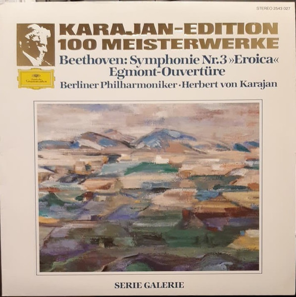 Cover zu Berliner Philharmoniker, Herbert von Karajan - Karajan-Edition 100 Meisterwerke - Beethoven: Symphonie Nr.3 »Eroica« / Egmont-Ouverture | 1982 | Vinyl | Classical | Germany Schallplatten Ankauf