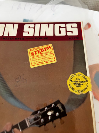 Cover zu Roy Orbison, Jerry Lee Lewis & Tommy Roe - Roy Orbison Sings | Vinyl | Rock | UK