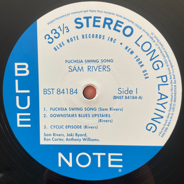 Cover zu Sam Rivers - Fuchsia Swing Song | 2023 | Vinyl | Jazz | Worldwide Schallplatten Ankauf