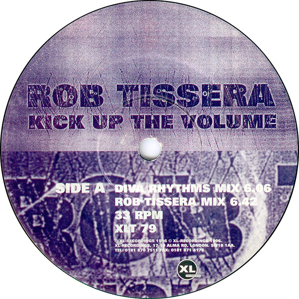Cover zu Rob Tissera - Kick Up The Volume | 1996 | Vinyl | Electronic | UK