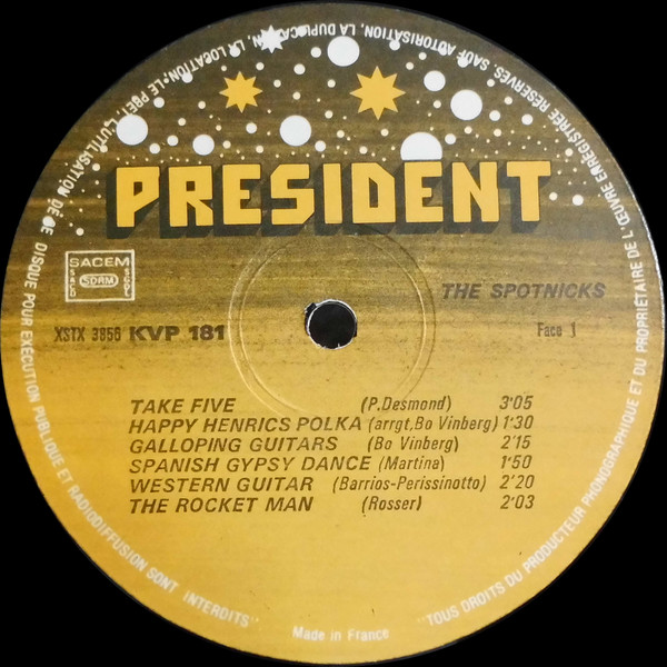Cover zu The Spotnicks - Sound | 1978 | Vinyl | Rock | France Schallplatten Ankauf