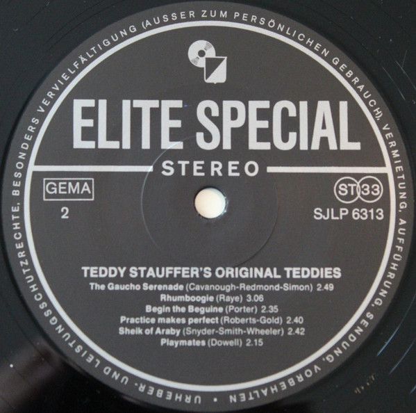 Cover zu Teddy Stauffer Und Seine Original Teddies - Original Recordings Made In 1940/41 Vol. 2 | 1973 | Vinyl | Jazz | Germany