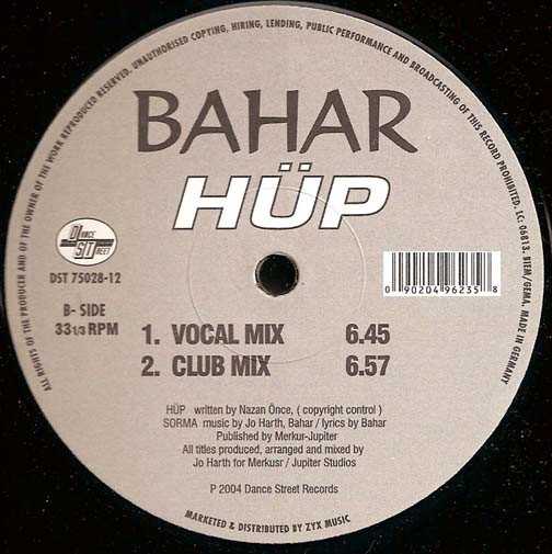 Cover zu Bahar (2) - Hüp | 2004 | Vinyl | Electronic | Germany Schallplatten Ankauf
