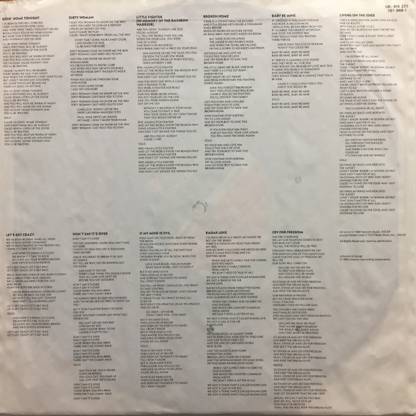 Cover zu White Lion - Big Game | 1989 | Vinyl | Rock | Europe Schallplatten Ankauf