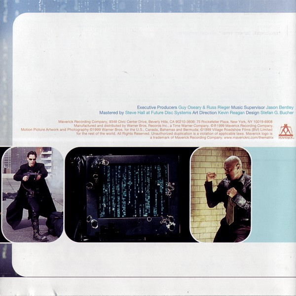 Cover zu Various - The Matrix (Music From The Motion Picture) | 1999 | Vinyl | Electronic, Rock, Stage & Screen | Europe