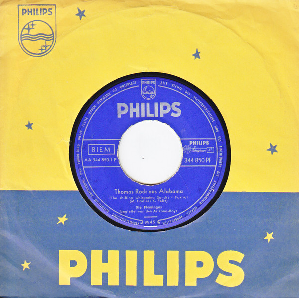 Cover zu Die Flamingos - Thomas Rock Aus Alabama / Oklahoma-Tom | 1956 | Vinyl | Pop | Germany Schallplatten Ankauf