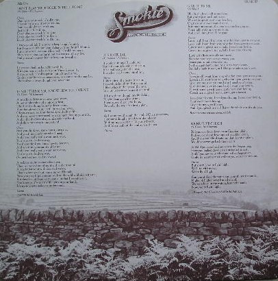 Cover zu Smokie - Changing All The Time | 1975 | Vinyl | Rock | UK