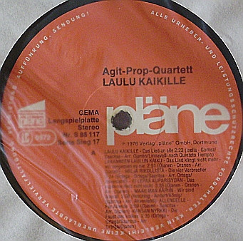 Cover zu Agit-Prop - Laulu Kaikille Finnland | Vinyl | Rock | Germany Schallplatten Ankauf