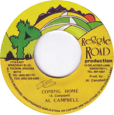 Cover zu Al Campbell - Coming Home | 1995 | Vinyl | Reggae | Jamaica Schallplatten Ankauf