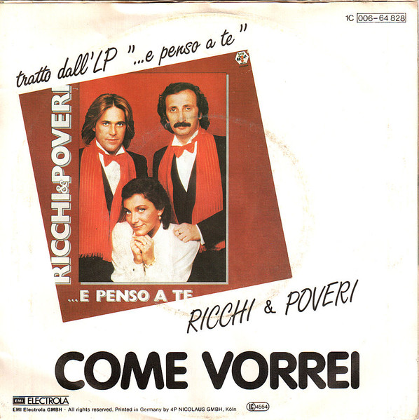 Cover zu Ricchi E Poveri - Made In Italy | 1981 | Vinyl | Electronic, Pop | Germany