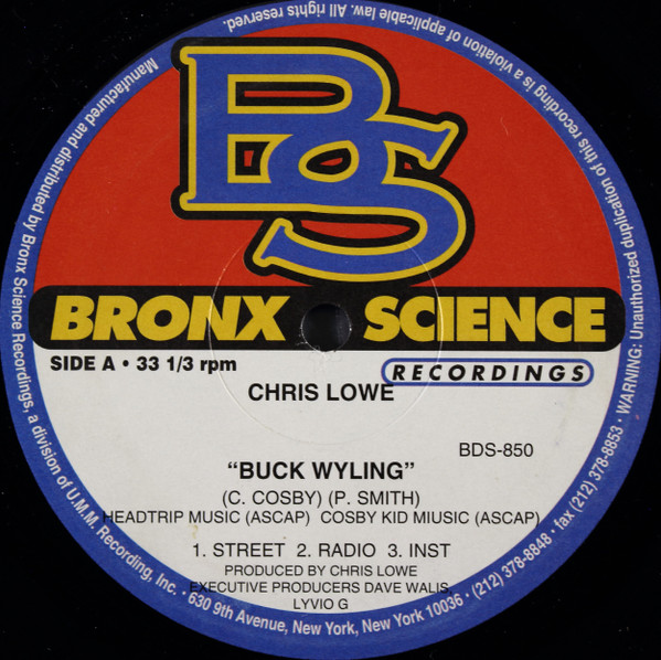 Cover zu Chris Lowe (2) - CT To LI Buckwhylin' | 2000 | Vinyl | Hip Hop | US
