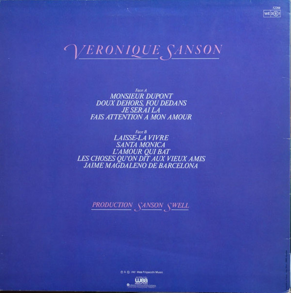 Cover zu Véronique Sanson - Laisse-la Vivre | 1981 | Vinyl | Pop | France