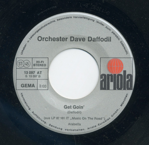 Cover zu Dave Daffodil & His Orchestra - Pepper Box | 1973 | Vinyl, 7