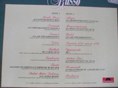 Cover zu Berdien Stenberg - Rondo Russo | 1988 | Vinyl | Classical | Germany Schallplatten Ankauf