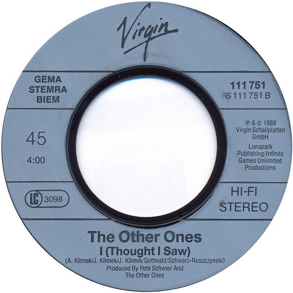 Cover zu The Other Ones - Emotional Baby | 1988 | Vinyl | Electronic, Pop | Germany