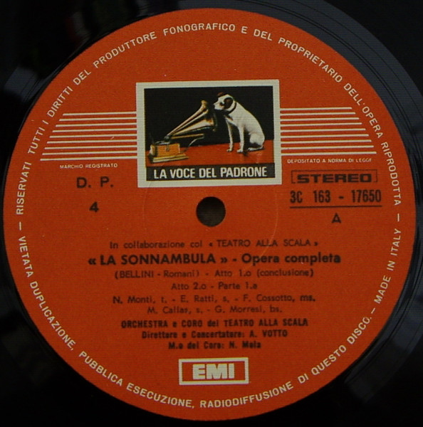 Cover zu Vincenzo Bellini - Maria Callas - Nicola Monti - Nicola Zaccaria - Fiorenza Cossotto - Eugenia Ratti - Giuseppe Morresi - Orchestra Del Teatro Alla Scala E Coro Del Teatro Alla Scala, Antoni